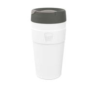 KeepCup Traveller Reusable Travel Mug - Vacuum Insulated Cup with Leakproof Sipper Lid - 16oz (454ml) - Qahwa