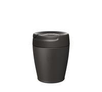 KeepCup Traveller, Reusable Travel Mug - Vacuum Insulated Stainless Steel Cup with Leakproof Sipper Lid - 8oz/227ml - Black