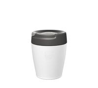 KeepCup Traveller, Reusable Travel Mug - Vacuum Insulated Stainless Steel Cup with Leakproof Sipper Lid - 8oz/227ml - Qahwa