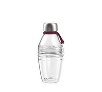 KeepCup Water Bottle, Reusable Lightweight Plastic Dual Opening with Leakproof Steel Cap, 18oz/530ml - Wine