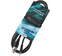Keepdrum - 008XJ 3 M XLR Female - 3.5 mm Mini Jack Stereo Microphone Cable
