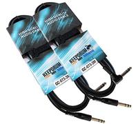 Keepdrum 2x GC 073 3 M Stereo Audio Cable Jack 6.3 mm Jack Connectors