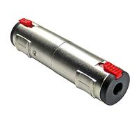 Keepdrum ADA079 Jack Coupler 6.3 mm Female to Female Stereo Audio Adapter