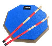 Keepdrum DPBL Practice Pad Blue + SV1 Rods 19 mm Rods Drum Sticks