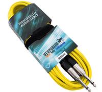 Keepdrum GC-004 YW Instrument Cable 6 m Jack 6.3 mm with Cable Tie Yellow