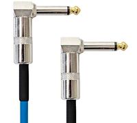 keepdrum GC028 Patch Cable Jack Angled Connector 60 cm Blue