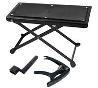 keepdrum Guitar Accessory Set - Footstool + Capo + String Winder