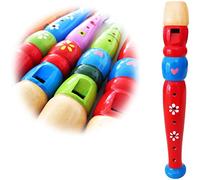 Keepdrum KFL1 Wooden Flute For Children (Red)