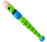 Keepdrum KFL1GR Wooden Flute for Children Green