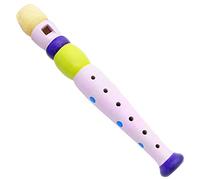 Keepdrum KFL1PK Wooden Flute For Kids Purple Pink