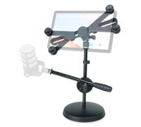keepdrum MS031 Microphone Stand Table Tripod with iPH02 Tablet Holder