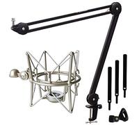 Keepdrum MS138 Articulated Arm Microphone Stand Arm + MS088SV Microphone Spider Stand for Rode Microphones