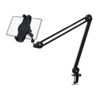 keepdrum MS138 Articulated Arm Tripod Black with Smartphone Tablet Holder Suitable for 10.2-13 Inch Devices