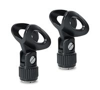 keepdrum MSA023 Microphone Clip for Microphones with Diameter 22-24 mm Pack of 2