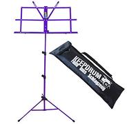 Keepdrum MUS2 FL Lilac Purple Music Stand with Carry Case