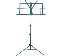 Keepdrum MUS2 Gr Music stands Green Easy to Assemble & Carry Case