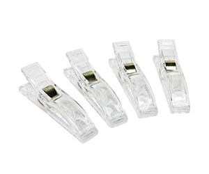 Keepdrum Music stand sheet clip note clip holder transparent, set of 4