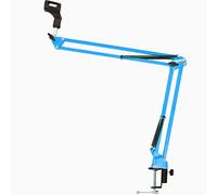 Keepdrum NB35 BL Blue Stand Microphone Boom Arm Microphone Stand Boom Arm for Table Fixing
