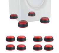 keepdrum SSA300RD Speaker Feet for Two Boxes Vibration Damper Speaker Resonance Absorber in Red 2 x Pack of 4