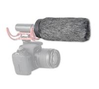 keepdrum WSWH-Pro Fur Windshield for Directional Microphones Videomic Camera Microphones