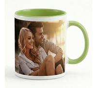 Keepelgant Personalised Mug with Photo, Custom Magic Mug Heat Change Cup Add Picture & Text Birthday Christmas, for Women Men Mum Dad Boyfriend Girlfriend, 11oz Ceramic Porcelain