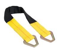 Keeper - 2” x 24” Premium Axle Tie Down Strap with D Rings - 3,333 lbs. Working Load Limit and 10,000 lbs. Break Strength