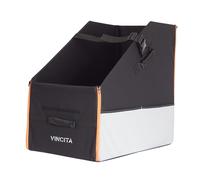 Keeper Box 2.0 for Folding Bicycle - Folding Bike Storage Solution - Suitable For Bike - Keep The Bike Vertical In The Car Trunk To Save Space (Black with orange zipper 2.0, For 20" Folding Bikes)