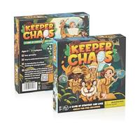 Hour Time Games Keeper Chaos - A Zoo-Themed Adventure & Strategy Board Game for Kids, Adults, & Family Game Night, Zoo Gift for Pre-Readers & Kids Ages 5+, Fun Family Board Games for 2-5 Players