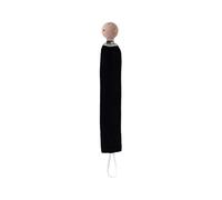 Keeper Clip with Loop End for Newborns, Black | Metal Clasp and Attachment Loop, Keeps a Attached During Use, Designed for Newborn and Infant