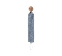 Keeper Clip with Loop End for Newborns, Light Blue | Metal Clasp and Attachment Loop, Keeps a Attached During Use, Designed for Newborn and Infant