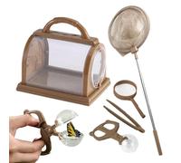 Keeper Explorer Kit - Nature Observation Kit, Portable Worm Habitat Container, Educational Outdoor Discovery Toy | Kids Garden Learning Activity Camping Homeschool Science Adventures