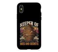 Keeper Of Bees And Secrets Honeybee Apiary Case for iPhone X/XS