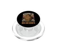 Keeper Of Bees And Secrets Honeybee Apiary PopSockets PopGrip for MagSafe