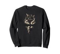 Keeper of Stories: Magical Key to Literary Realms Sweatshirt, Adult Unisex, Black, S