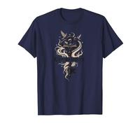 Keeper of Stories: Magical Key to Literary Realms T-Shirt, Men, Navy, XL