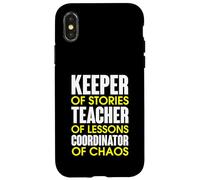 Keeper Of Stories Teacher Of Lessons Social Studies Case for iPhone X/XS