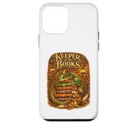 Keeper of the Books Cute Dragon Fantasy Library Reader Book Case for iPhone 12 mini