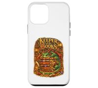 Keeper of the Books Cute Dragon Fantasy Library Reader Book Case for iPhone 12 mini