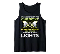 Keeper of the Current Electrician Graphic Wizard Wires Tank Top
