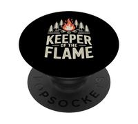 Keeper Of The Flame Campfire Camping Outdoors PopSockets Adhesive PopGrip