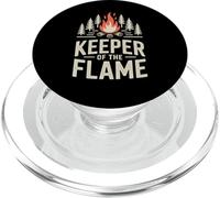 Keeper Of The Flame Campfire Camping Outdoors PopSockets PopGrip for MagSafe