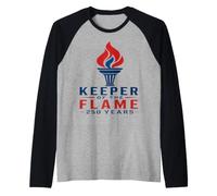 Keeper of the Flame Enduring Legacy Torch Raglan Baseball Tee