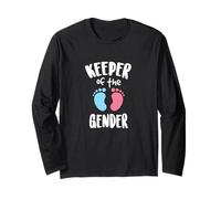 Keeper Of the Gender Brother Or Sister Gender Reveal Party Long Sleeve T-Shirt