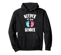 Keeper Of the Gender Brother Or Sister Gender Reveal Party Pullover Hoodie