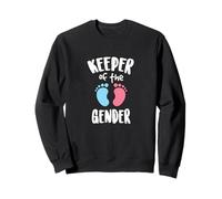 Keeper Of the Gender Brother Or Sister Gender Reveal Party Sweatshirt
