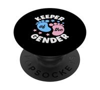 Keeper Of The Gender Footprints Reveal Party Pink Or Blue PopSockets Adhesive PopGrip