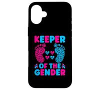 Keeper Of The Gender - Reveal Baby Announcement Case for iPhone 16 Plus