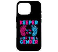 Keeper Of The Gender - Reveal Baby Announcement Case for iPhone 16 Pro