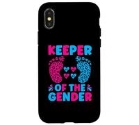 Keeper Of The Gender - Reveal Baby Announcement Case for iPhone X/XS