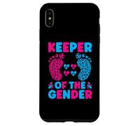 Keeper Of The Gender - Reveal Baby Announcement Case for iPhone XS Max
